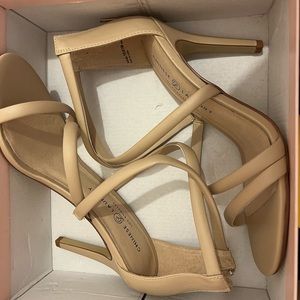 The classic nude strappy heel.